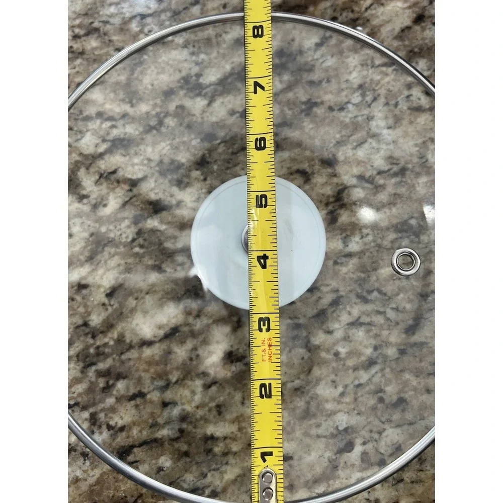 IMUSA Rice Cooker Replacement Lid For USA GAU-00313 8 Cup White Tempered Glass